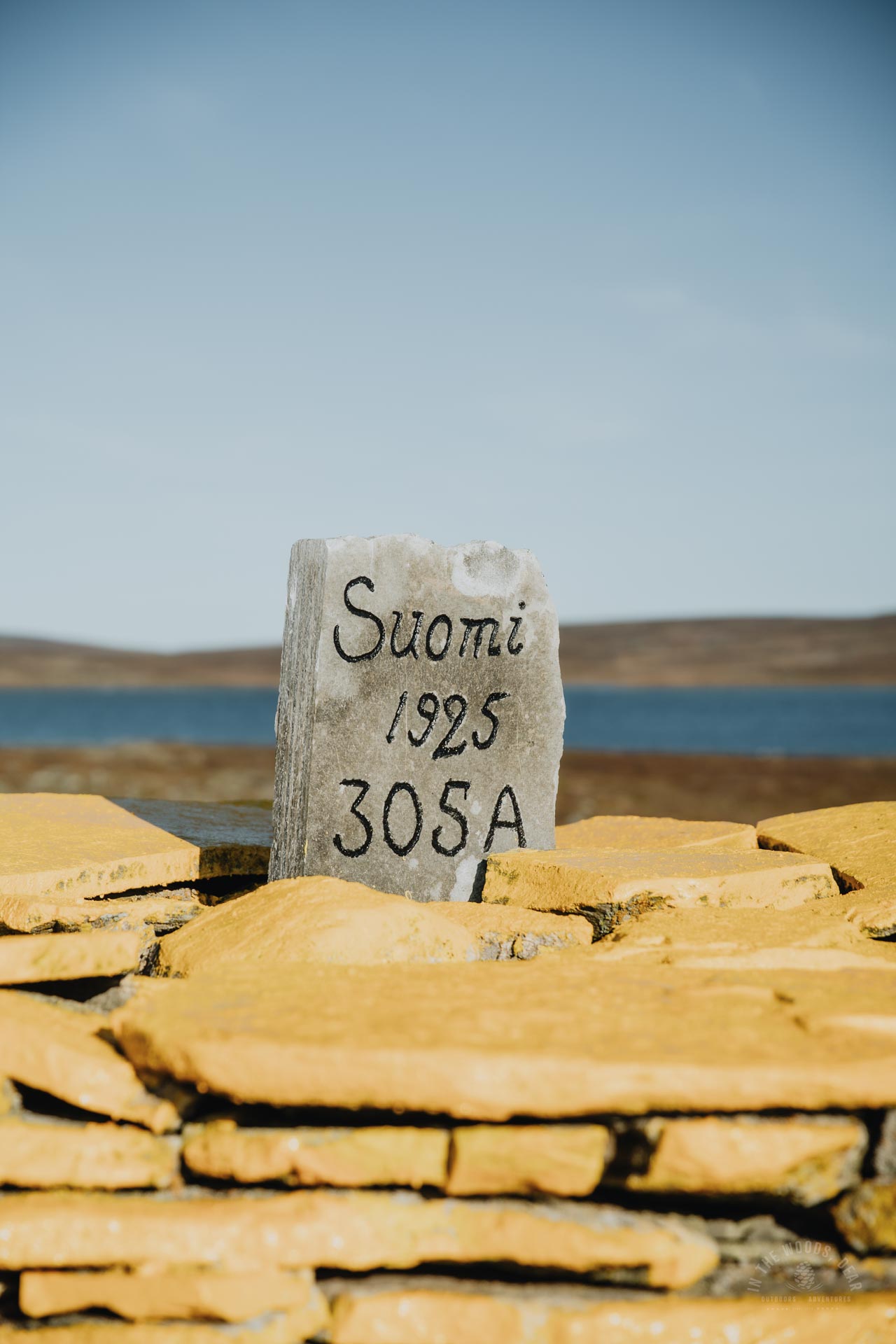 Arctic Trail, Finland-Norway country cairn